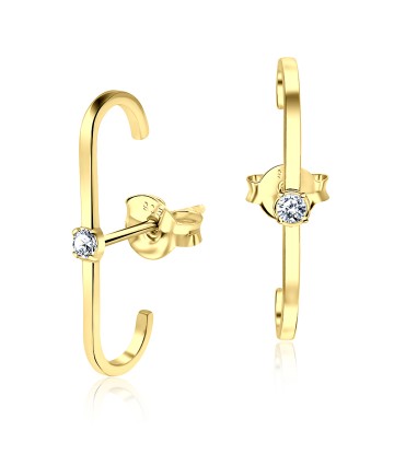 Silver Stud Earring STS-3733-GP